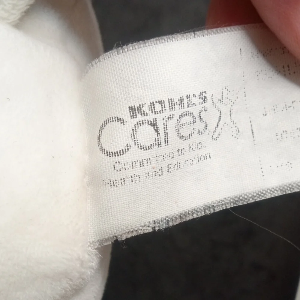 Kohl's White and Black Stuffed Animal Plush Toy